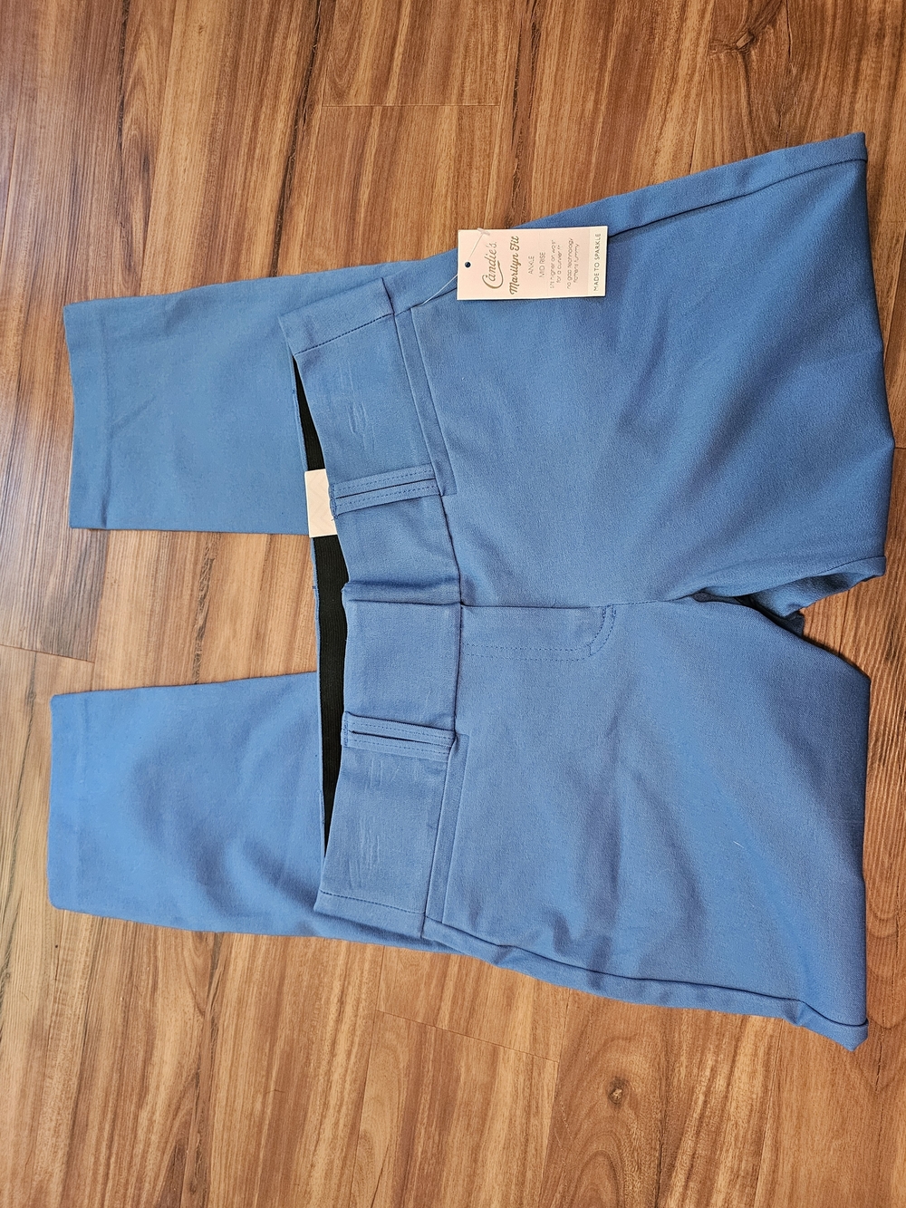 Candie's Blue Ankle Trouser Marilyn Fit NWT Size 11